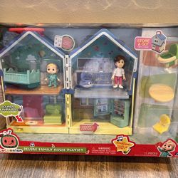 Toy-Cocomelon Deluxe Family House Playset