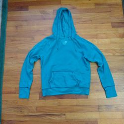 Women's Teal Green/ Blue Arizona Jean Company Hooded Sweatshirt Hoodie Large