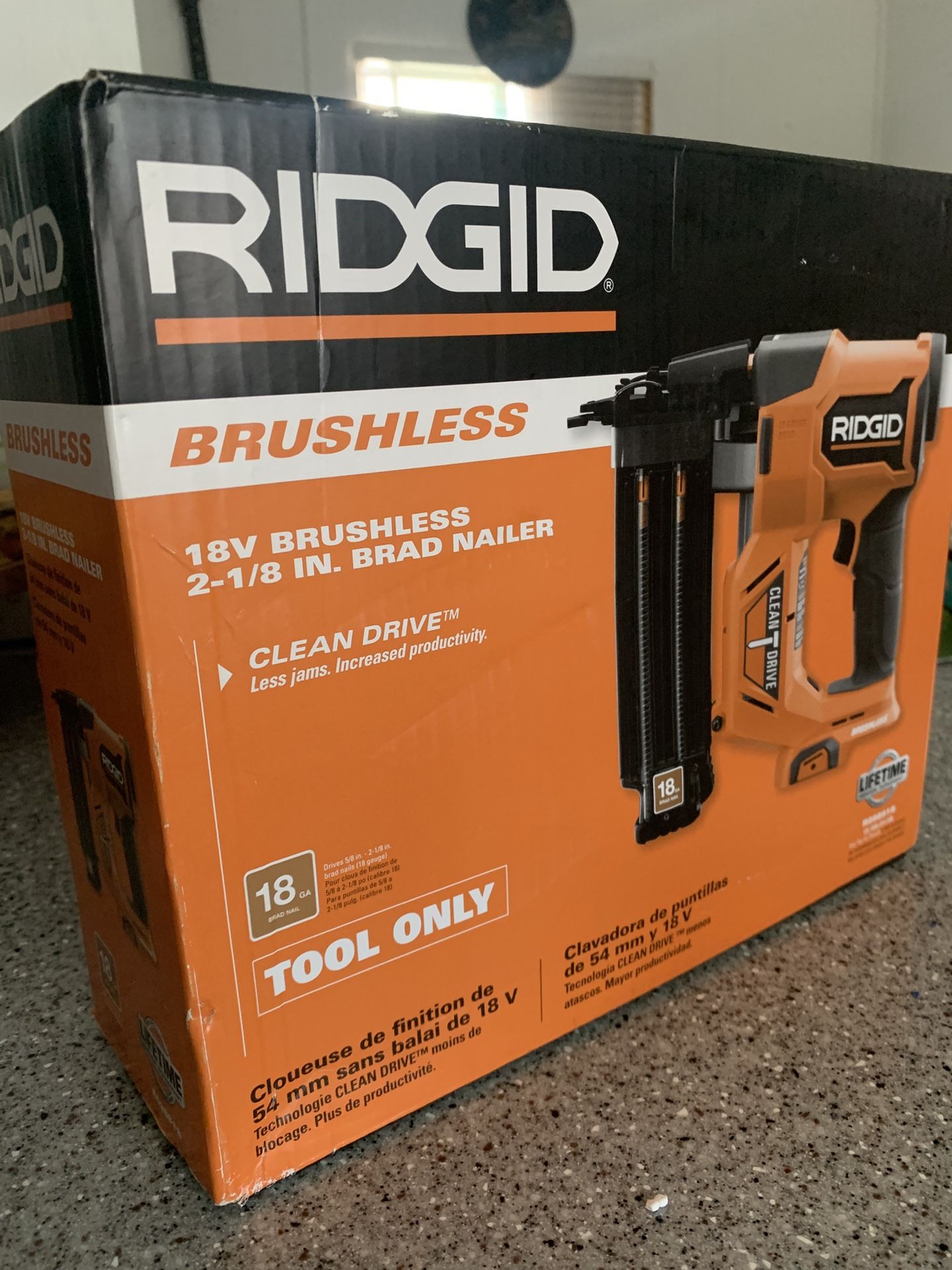 18V Brushless Cordless Brad Nailer (Tool Only)