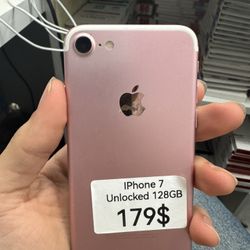 Iphone 7 unlocked 128GB Pink