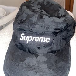 Supreme Satin Digi Camo Camp Cap