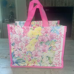 Lilly Pulitzer Small Gift Bag or Reusable Tote Bag