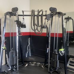 PRECOR a commercial DUAL ADJUSTABLE CABLE Gym DAP w Warranty 