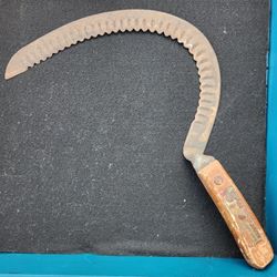 Village Blacksmith Hand Sickle  Serrated Edge Rare