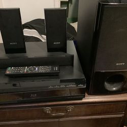 Sony Home Theater Surround System With Blu-ray DVD Player  & Stereo