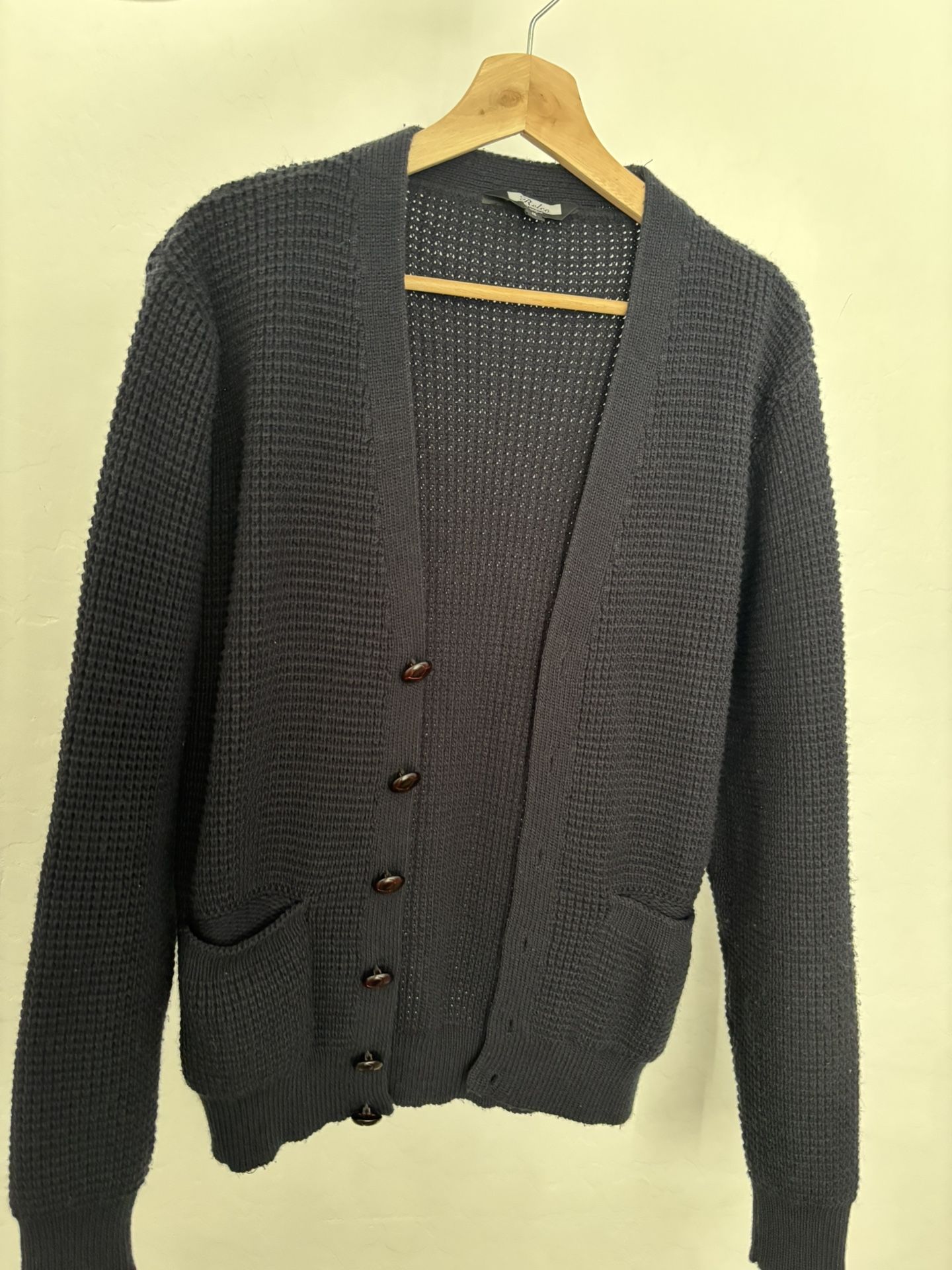 Navy blue cardigan -unisex