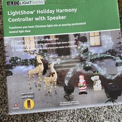 Light show harmony controller with speaker