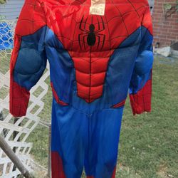 2 Size Small Kids Spider Man Costume 