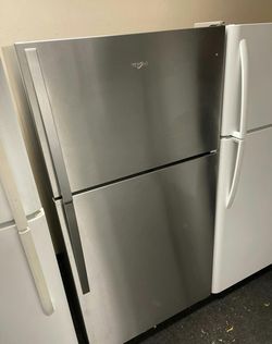 Whirlpool Top Mount Stainless Steel Fridge
