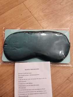 New! Heated eye mask