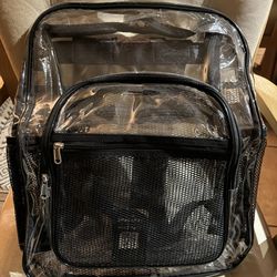 Large Clear Back Pack 