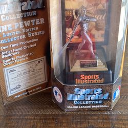 Sports Illustrated Collection Ken Griffey Jr Pewter Figure - 1997 - VINTAGe