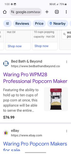 Waring Pro Bpcorn