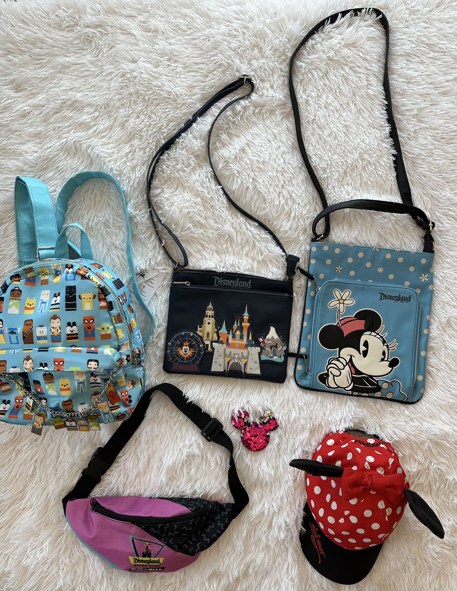 Disney Bag Purse Backpack Bundle