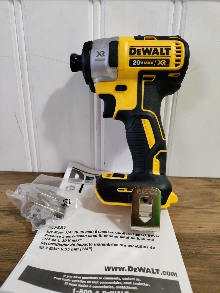 20V DeWalt MAX* XR® 3-Speed 1/4 in. Impact Driver Kit