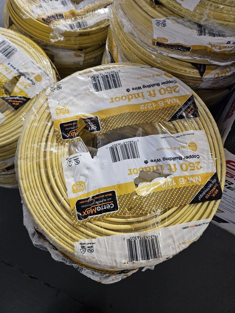 12/2 250ft Indoor Wire Romex