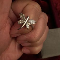 Sterling Silver Ring Size 6 , New In Box 