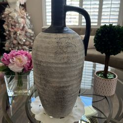 Rustic Decorative Ceramic Pitcher 18” H X 12” W