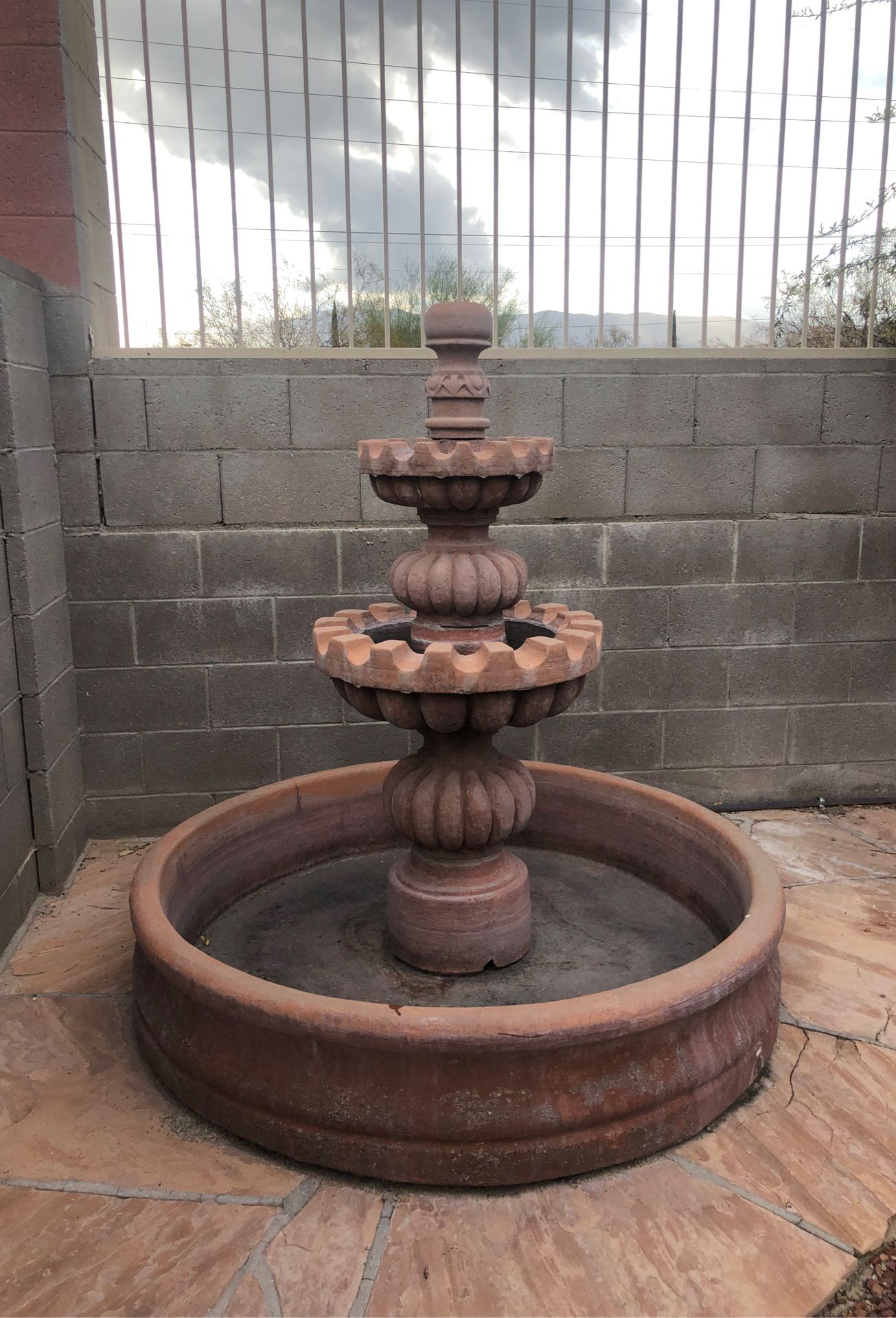 Outdoor Concrete Fountain