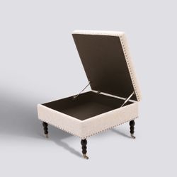 Tufted Square Storage Ottoman - New In Box 