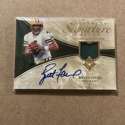 2006 UD Ultimate Collection Signature Auto ULT-BF Brett Favre
