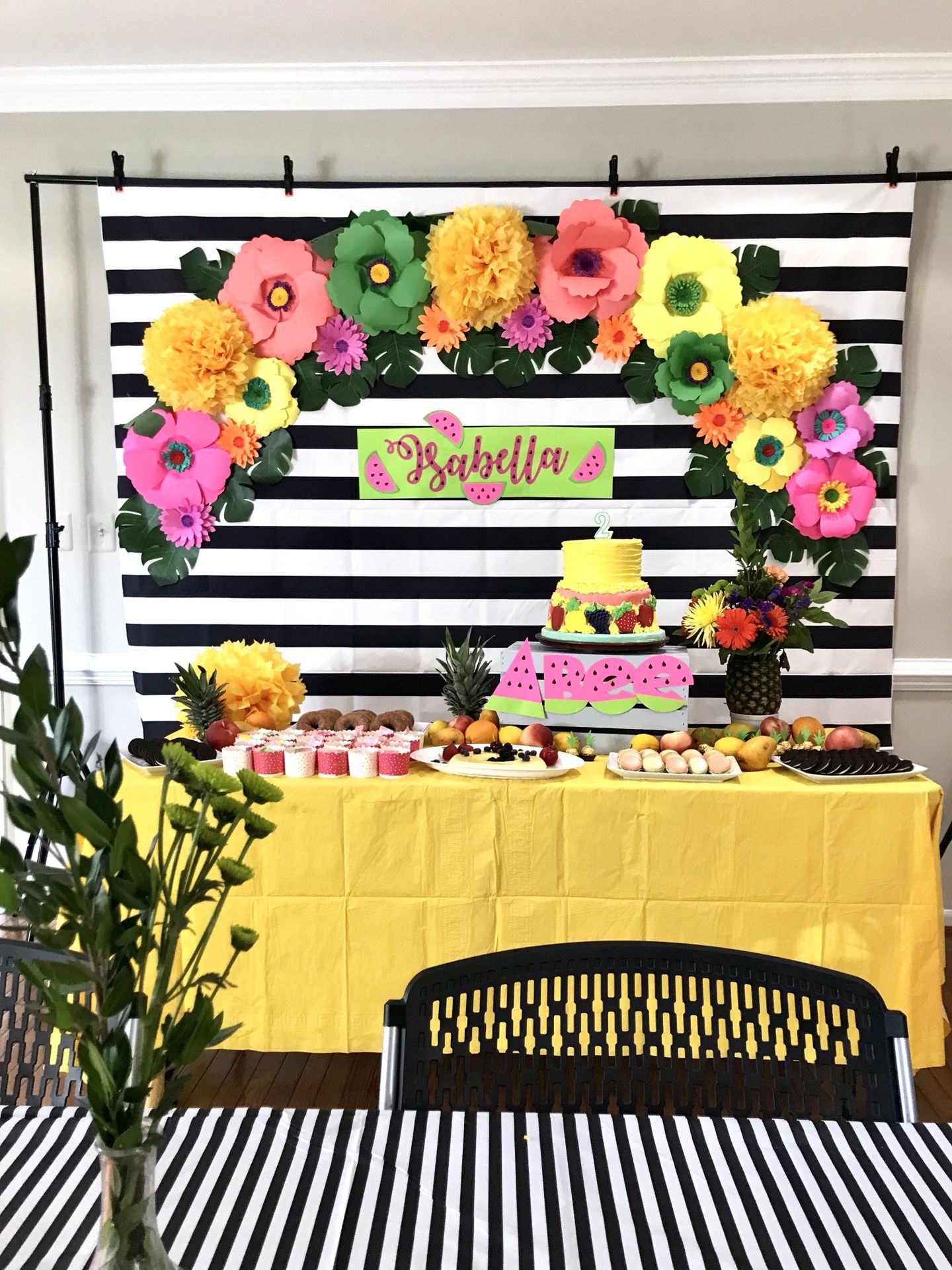 Paper Flower Party/Photography Backdrop