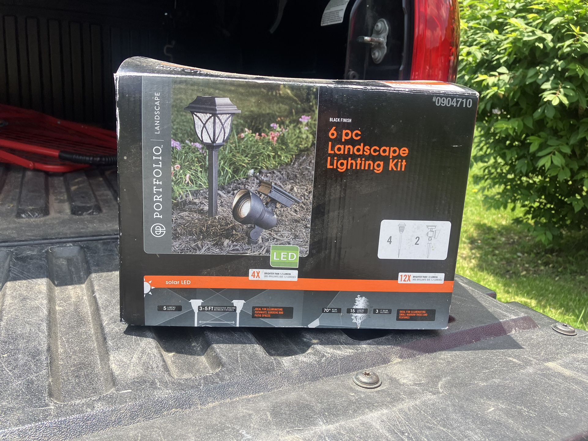 Portfolio Landscape 6 Pc Solar Light Kit