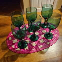 vintage wine glasses