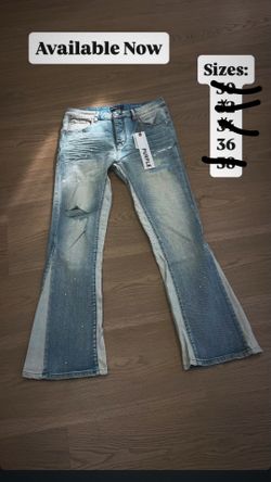 Purple brand flared jeans