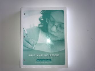 First language lessons level 4 work book