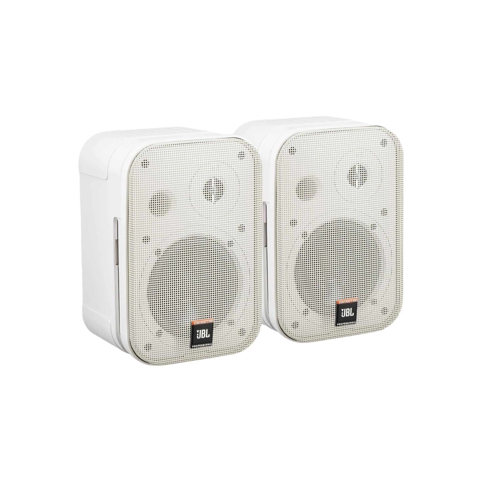 JBL Professional High Performance 2-Way Professional Compact Loudspeaker System, White, Sold as Pair (C1PRO-WH)