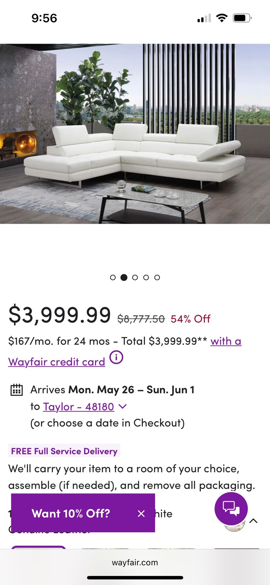White Couch