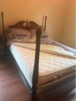 Full size complete bed