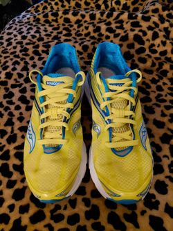 Saucony Running Sneakers Yellow and Blue