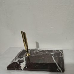 VINTAGE MARBLE PEN HOLDER 7"×5" ×1"