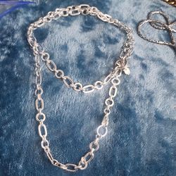 20" Sterling Silver Figure 8 Link 5.5 mm 13 gram Charm Chain Necklace