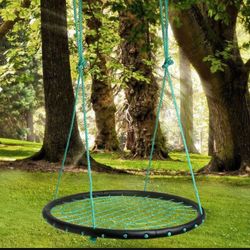 Swing - TRAILBLAZE TREE SWING 40" DIAMETER - Includes Tree Hanging Kit. KIDS SWING SPIDER SWING