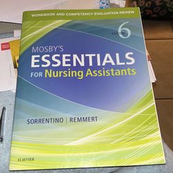 Workbook Mosby’s essentials for nursing assistants edition 6