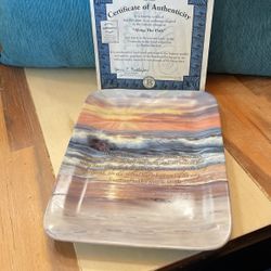 Plaque. Footprints in the Sand. 