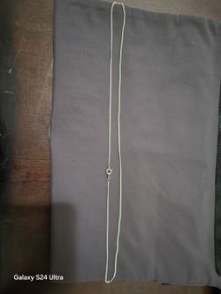 Silver 925 Thin Necklace 100% Plata