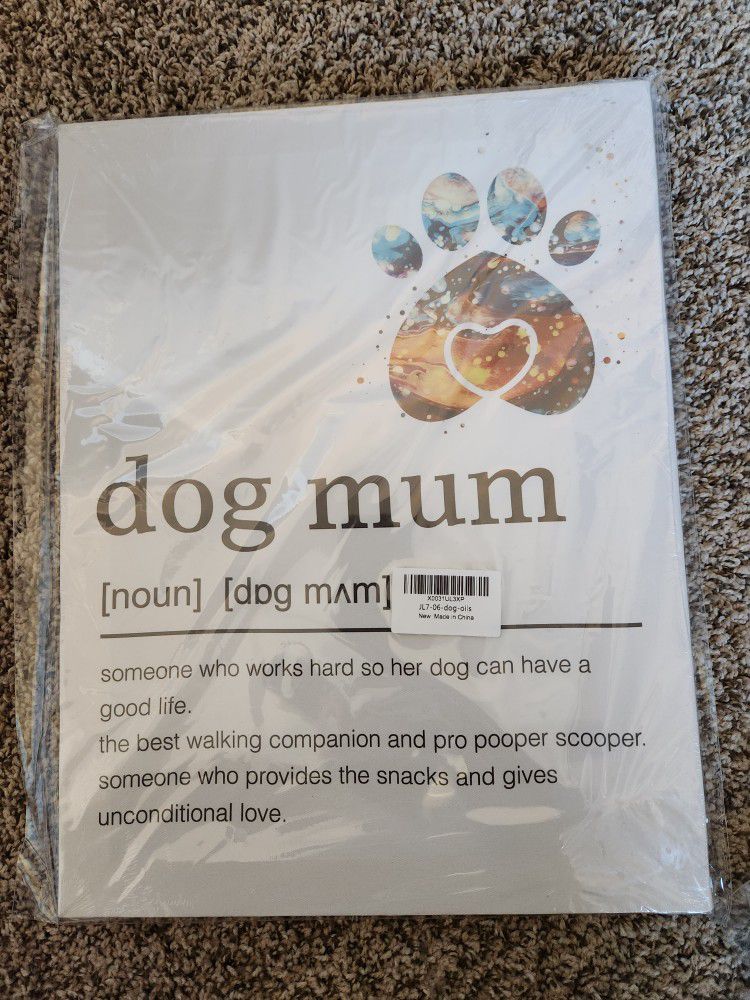 "Dog Mum" Wall Art