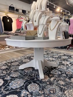 Solid Dining Table White, Wood -  MUST GO!