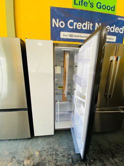 Samsung  Side-by-Side Refrigerator 11$ down payment
