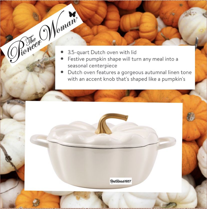 The Pioneer Woman Has Released A Pumpkin Dutch Oven For