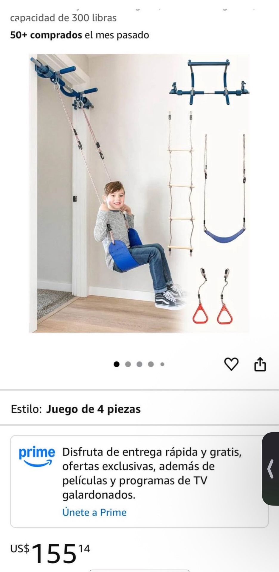 Indoor Gym for Kids and Adults 4 PC