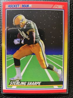 1990 Score Sterling Sharpe Rocket Man Card #560