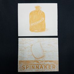 Yacht Race Game Spinnaker Card Vintage 1960s Parker Brothers