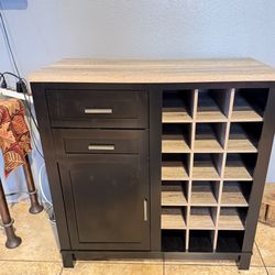 Wine black furniture bar cabinet