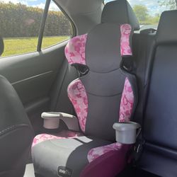 Car Seat Booster Big Kid High Back Cup Holders 