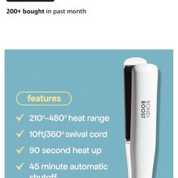 BondiBoost Aloe Plated Flat Iron 1" US